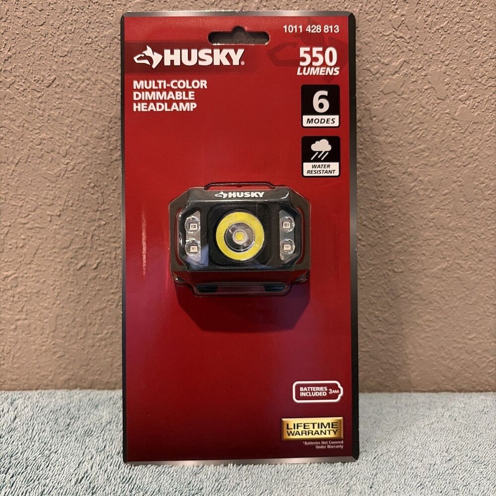 Husky Multi-Color Dimmable Headlamp 1011 428 813 550 Lumens